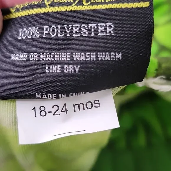 Underwraps. Kids Green Dragon Costume with Horns. Size 18-24 Months. EUC - Picture 7 of 7